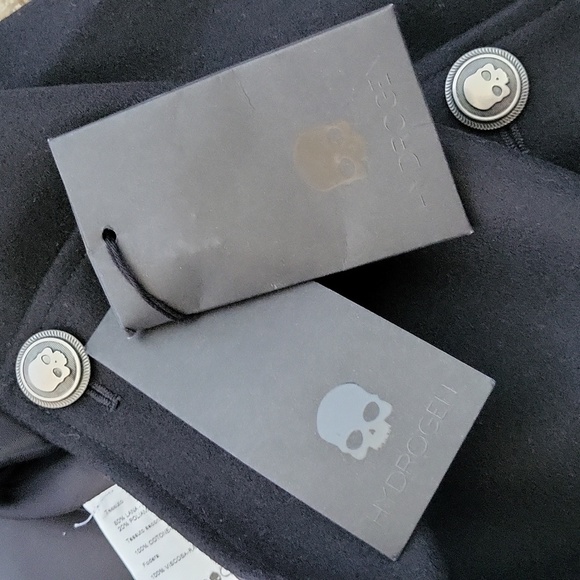 NWT Hydrogen Alberto Biani Skirt Wrap Mini Wool Blend Size 44/Large SkullS - Picture 6 of 6